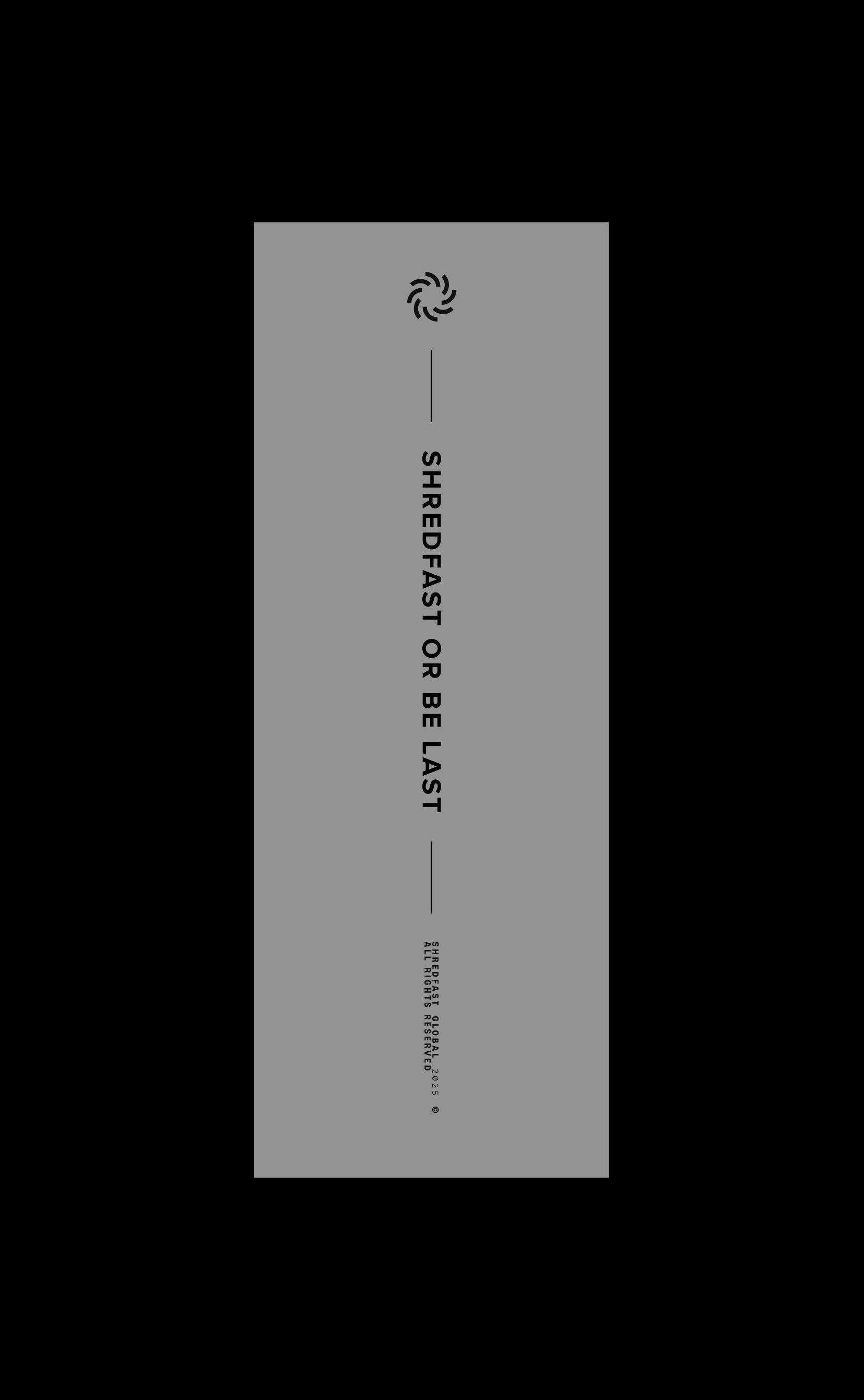 SHREDFAST OR BE LAST - WORKOUT MAT